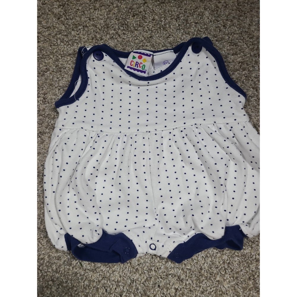 Vintage Rainbow Tag Circo Romper 6m